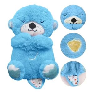 NUTRIA DORMILONA QUE RESPIRA AZUL CELESTE