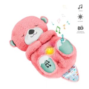 NUTRIA DORMILONA QUE RESPIRA ROSADA